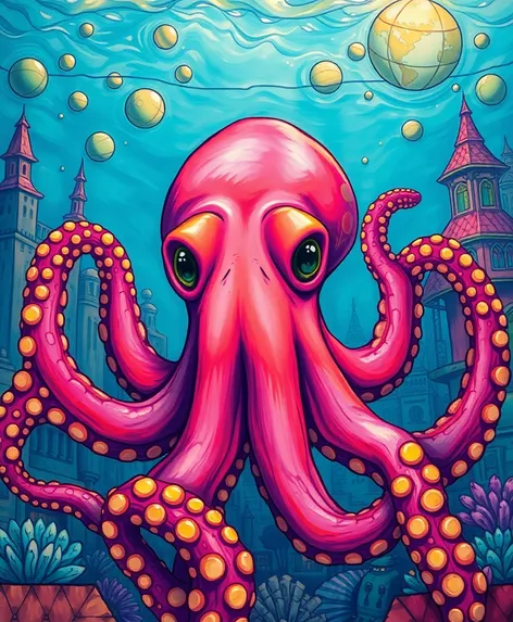 anthropomorphic octopus