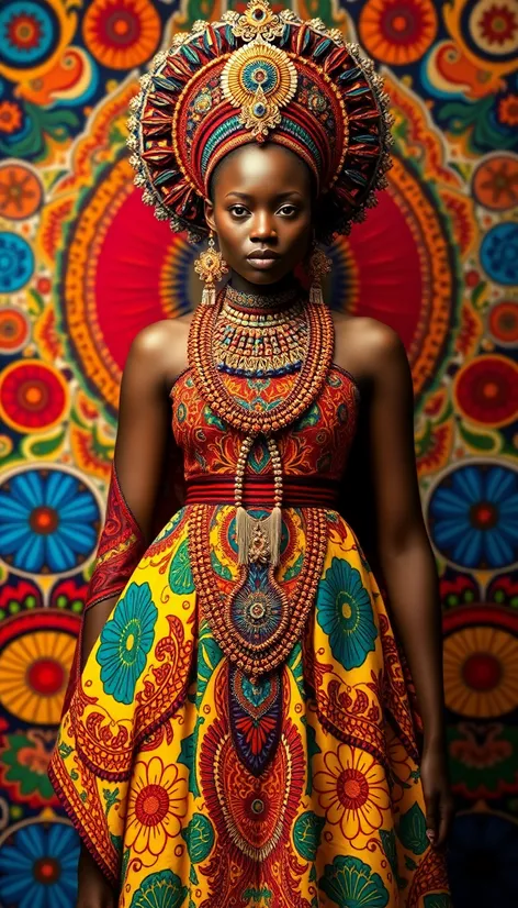 african goddess dress