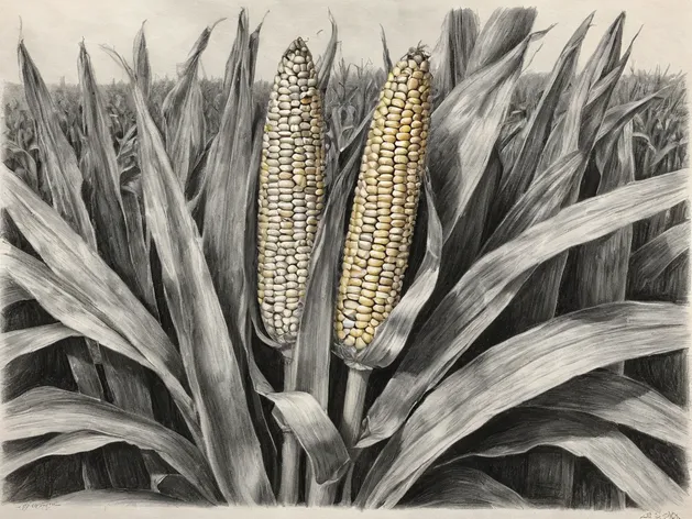 corn drawing