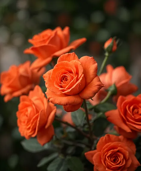 orange roses