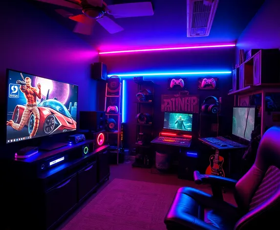 gamer man cave