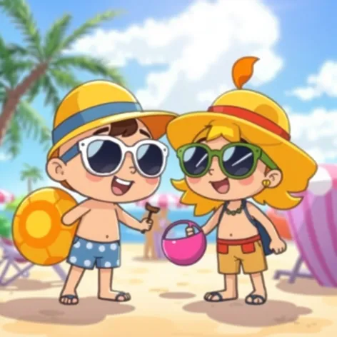 cute summer cartoon images