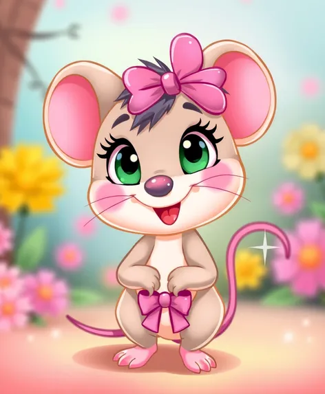 female cartoon mouse