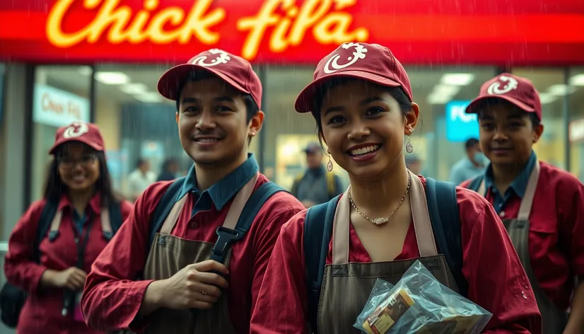 chick fil a workers