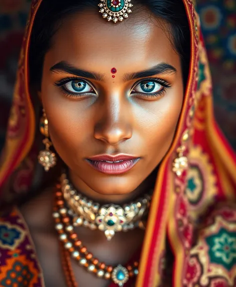 blue eyes indian