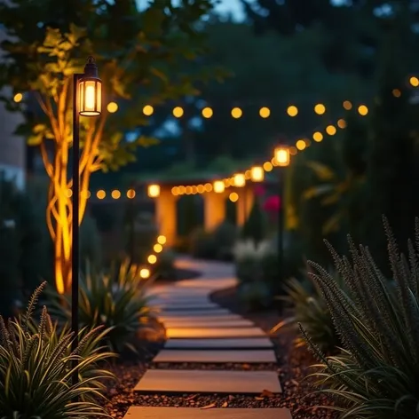 modern garden lights