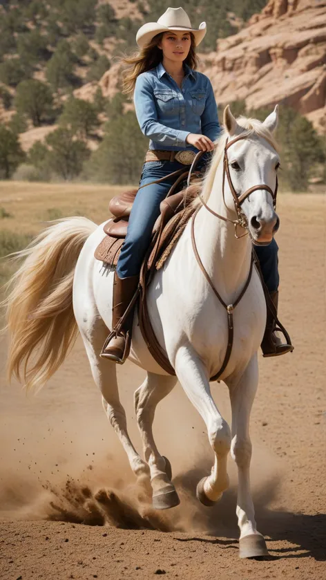 cowgirl riding