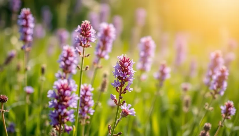 purple wildflowers