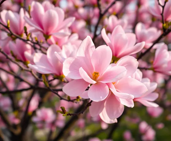 pink magnolia tree