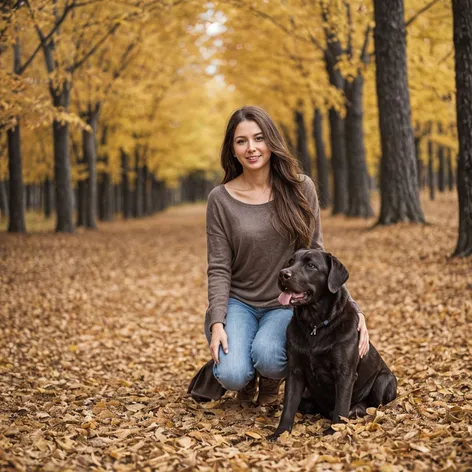 Brown long hair woman