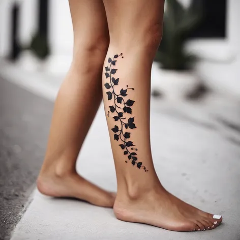 vine tattoo on the