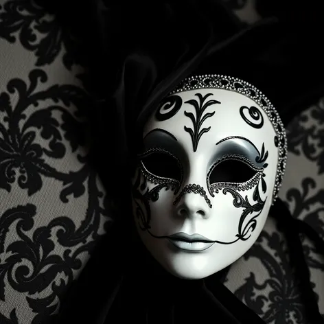 black and white masquerade