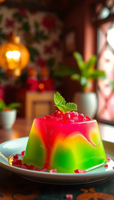 pandan jelly