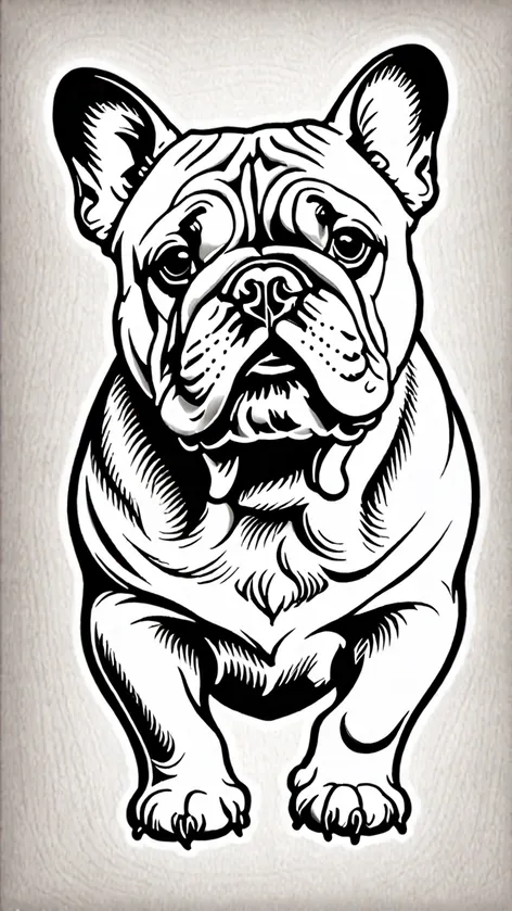 bulldog tattoo