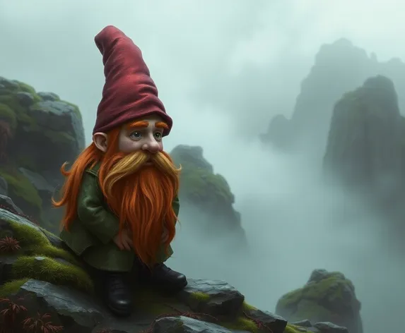 red hair gnome