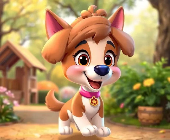 female cartoon dog