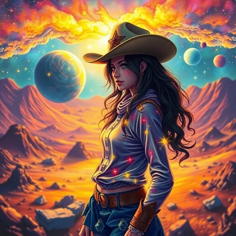 cosmic cowgirl outfit