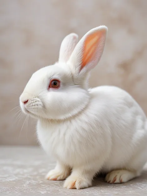 albino bunny