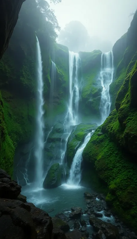 diana's baths waterfalls