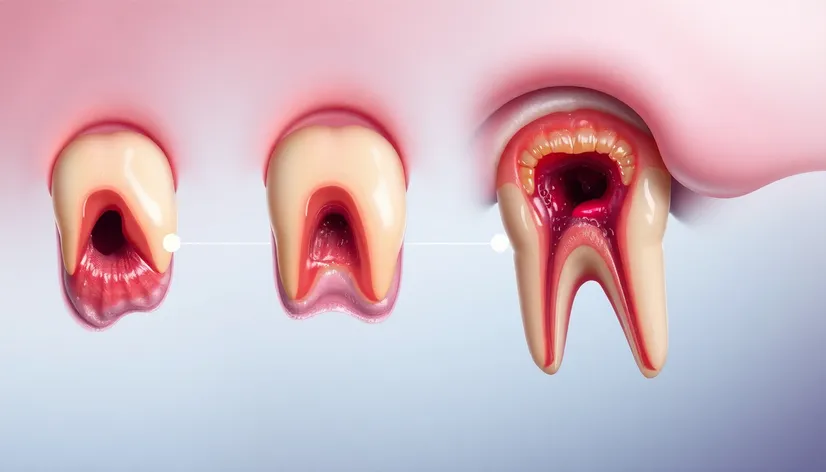 tooth abscess stages pictures