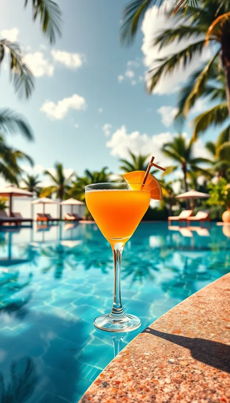 cocktail pools royalty free