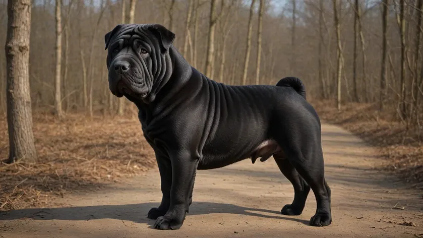 black shar pei