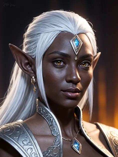 Fantasy dark skinned female