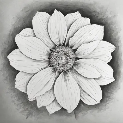 flower outline drawing