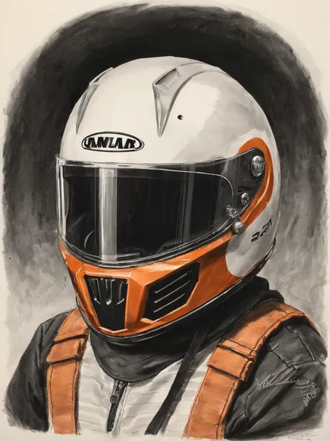 helmet drawing