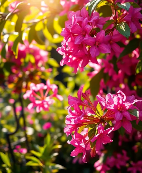 pink honeysuckle