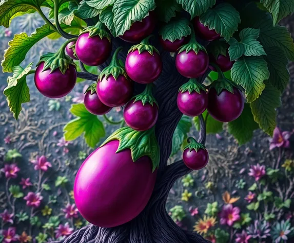 eggplant tree