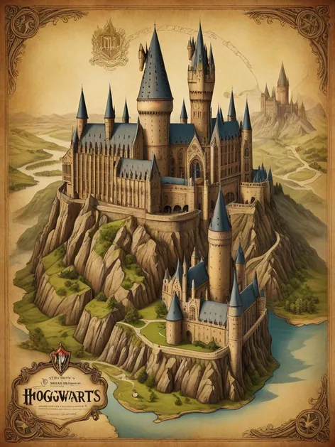 map of hogwarts