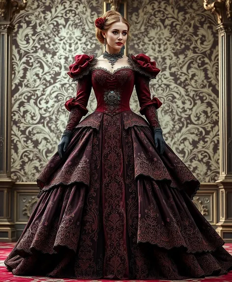 victorian ball gown