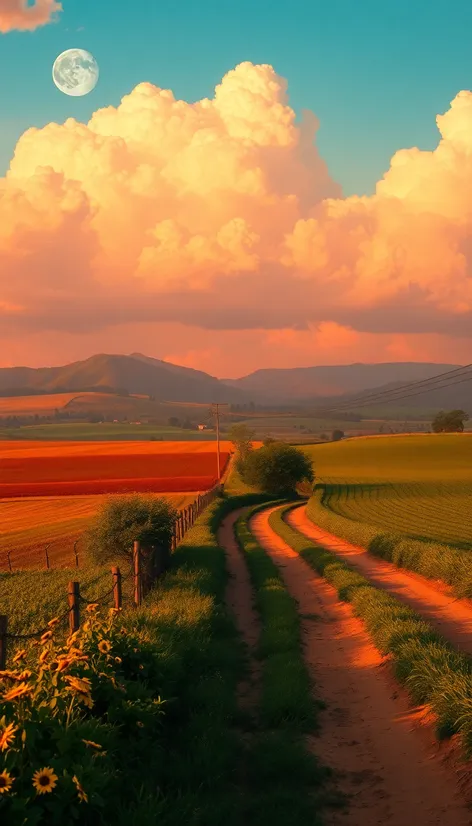 moonlit clouds farming route