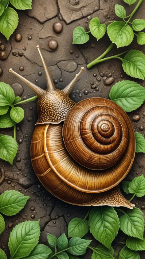 snail drawing