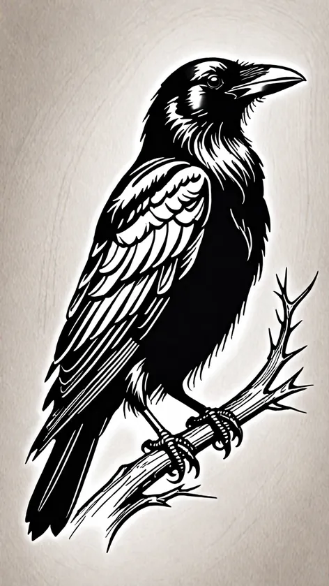 raven tattoo