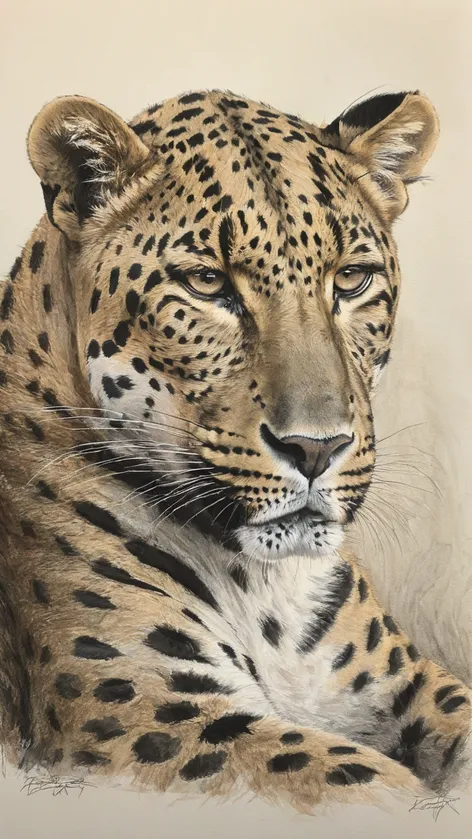 leopard drawing