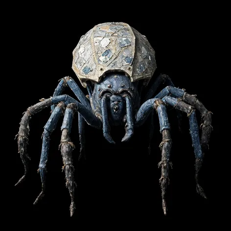 Spider made of trash,