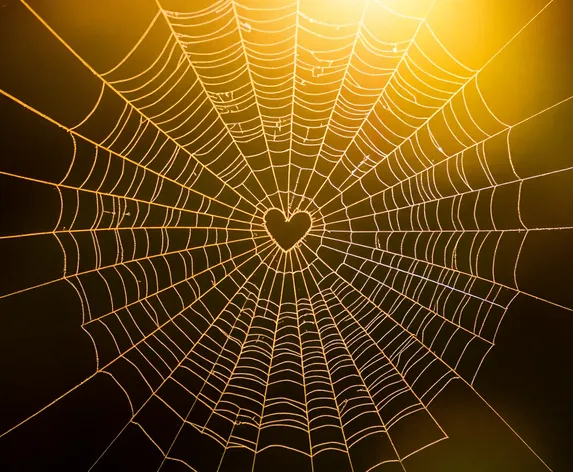 spider web heart