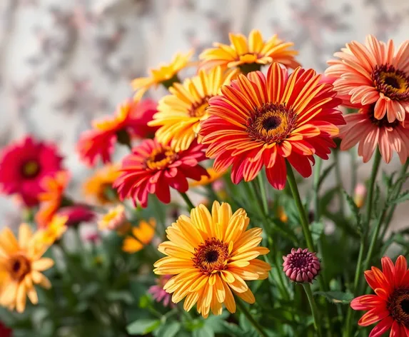 painted flowers