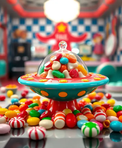 flying saucer candy