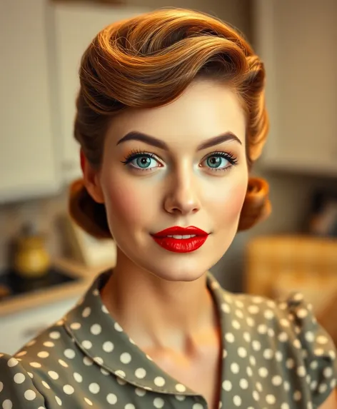 1950s housewife makeup