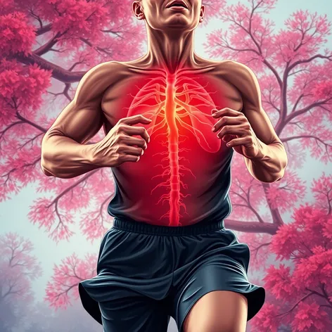 chest pain while running