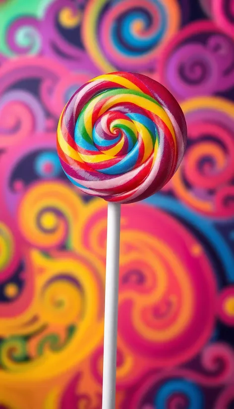 rainbow lollipop