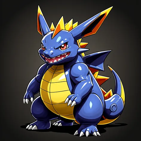 Parasect fision Nidoking,Parasect body,Nidoking