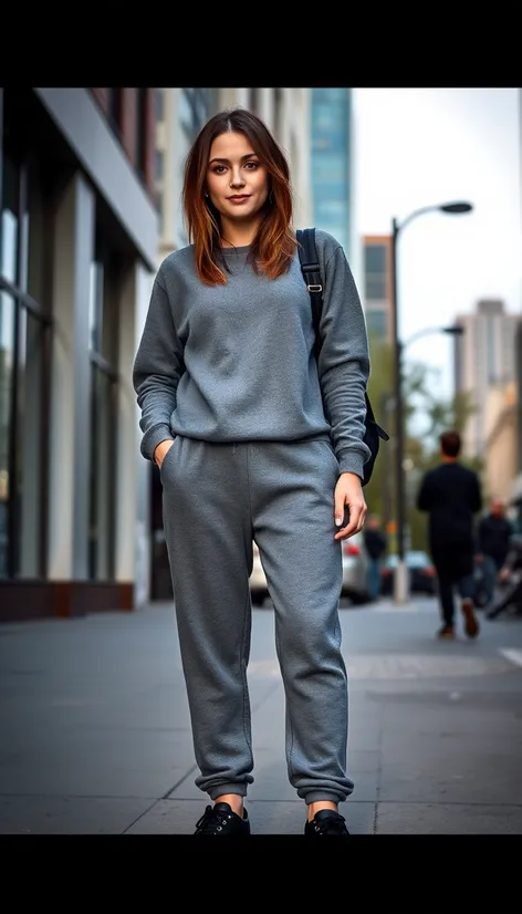 dark grey sweatpants