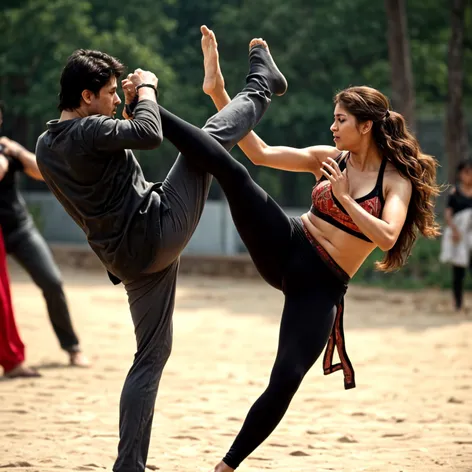 Nayanthara Kicking Shahrukh Khan