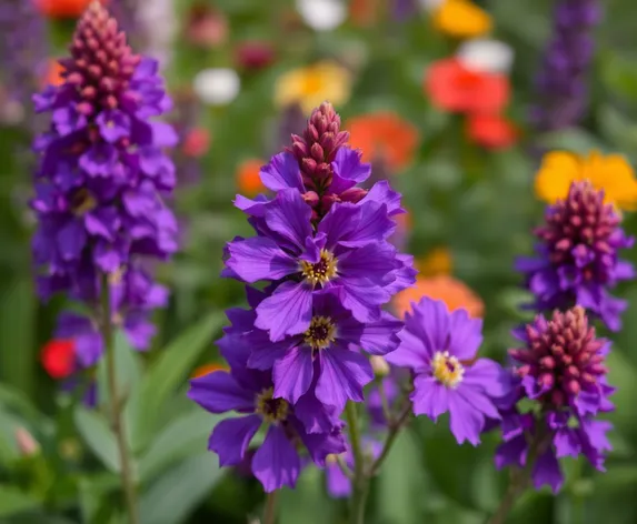 purple coloured flowers