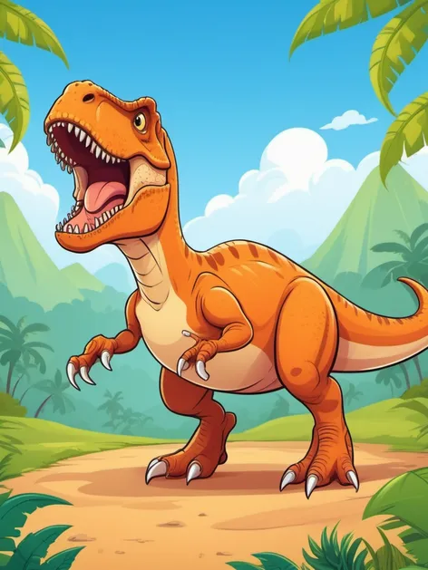 cartoon t rex