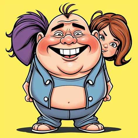 fat cartoon